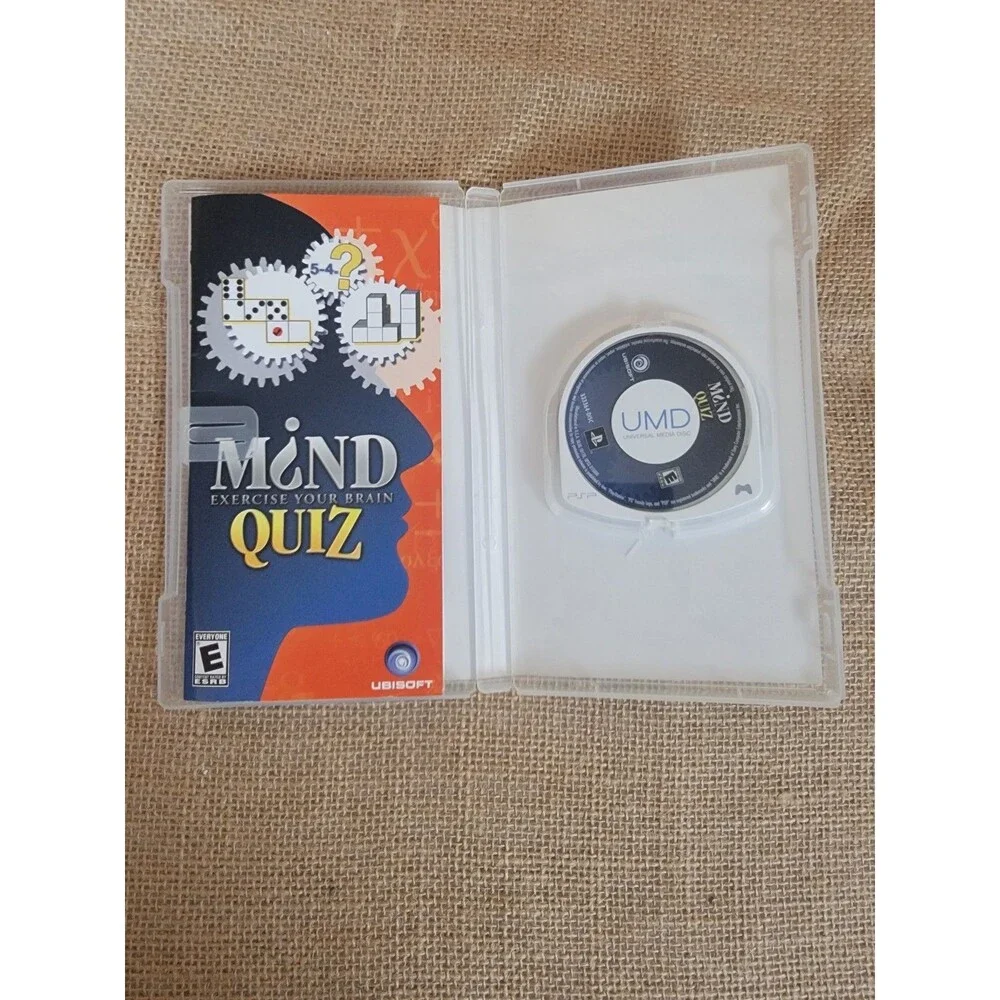 Mind Quiz (Sony PSP, 2006) Very Good Condition With Case Booklet